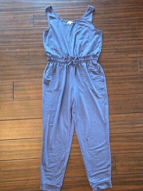 Max Studio Sleeveless Drawstring Jumpsuit